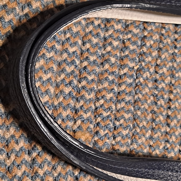 KATE SPADE LAINEY LARGE PEBBLE LEATHER NAVY SATCHEL. - Picture 5 of 8